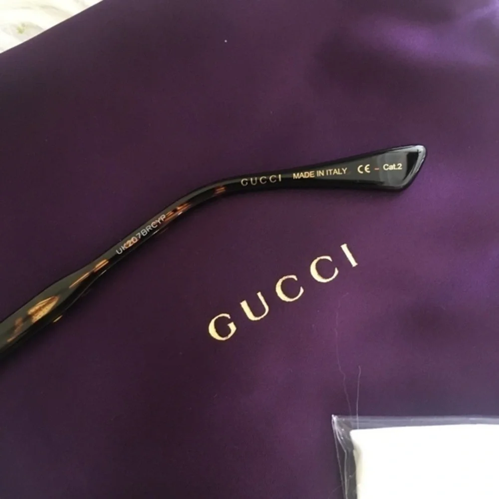 New Authentic Gucci 59mm Square Sunglasses